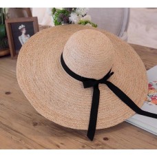 Summer Mujer Hat Kentucky Derby Hat 18cm Large Wide Brim Raffia Straw Hats  8004195988398 eb-33654340